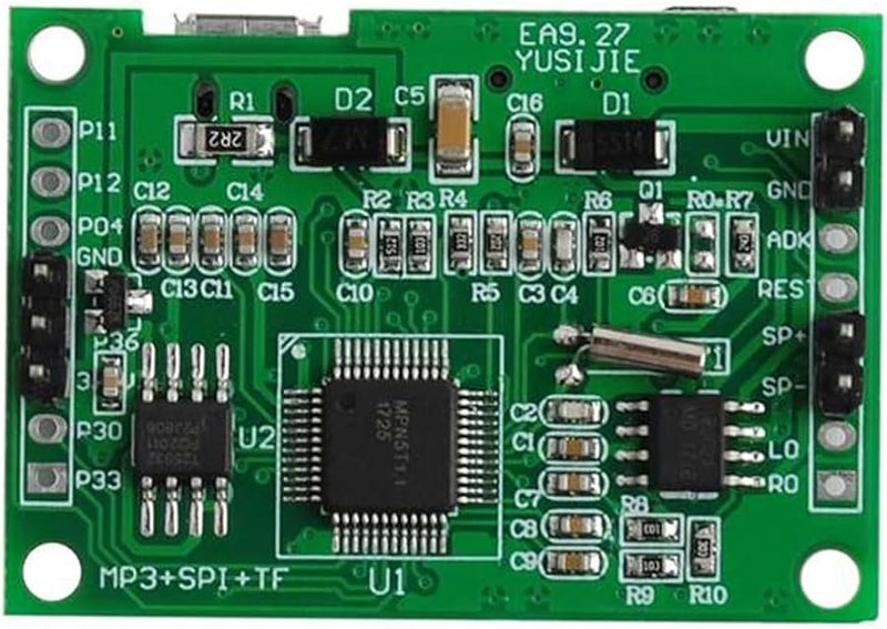 مجموعة DIY لمشغل MP3 مع وحدة تسجيل صوتية بمستشعر PIR ودعم بطاقة USB وTF - Image 3